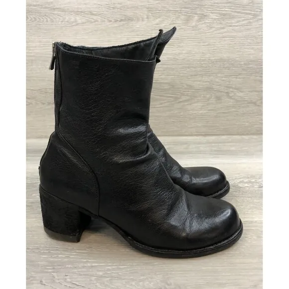 Officine Creative Ankle Boots Women's Shoes Bootie Black  Moto Sz 7.5