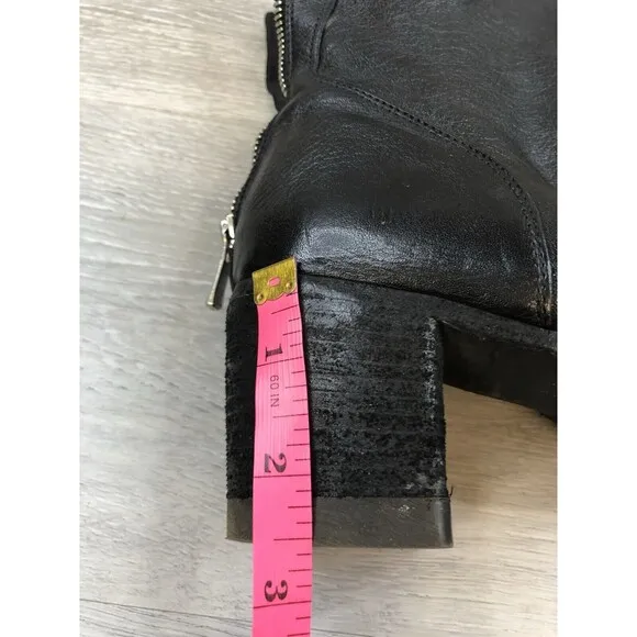 Officine Creative Ankle Boots Women's Shoes Bootie Black  Moto Sz 7.5