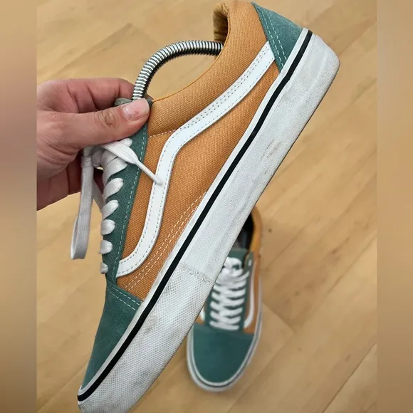 Old Skool Vans Pro 'Oak Buff Oil Blue' 10.5