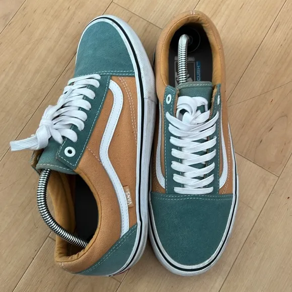 Old Skool Vans Pro 'Oak Buff Oil Blue' 10.5