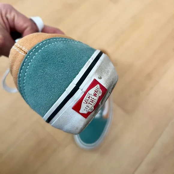 Old Skool Vans Pro 'Oak Buff Oil Blue' 10.5