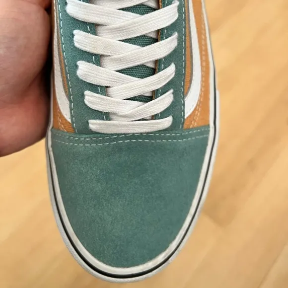 Old Skool Vans Pro 'Oak Buff Oil Blue' 10.5