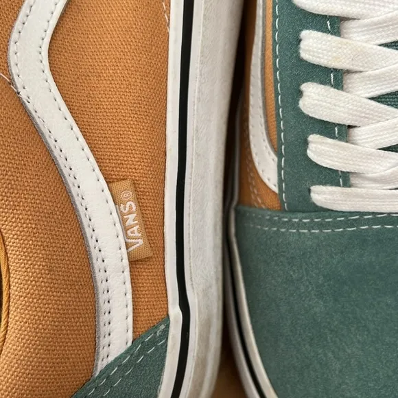 Old Skool Vans Pro 'Oak Buff Oil Blue' 10.5
