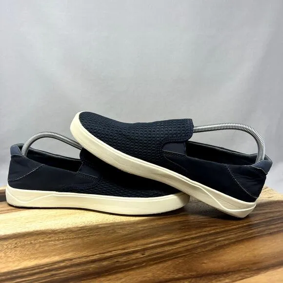 Olukai Lae'ahi Men's 8.5 Slip on Breathable Navy Blue Mesh Shoes Sneakers