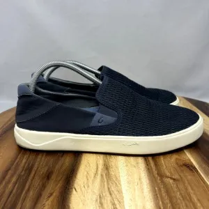 Olukai Lae'ahi Men's 8.5 Slip on Breathable Navy Blue Mesh Shoes Sneakers