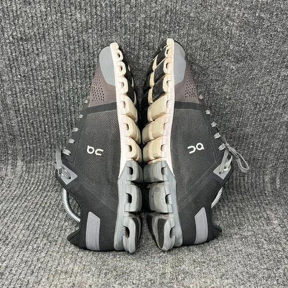 On Cloud Cloudflow Black Rock Grey Athletic Running Shoes Men’s Size 10 US