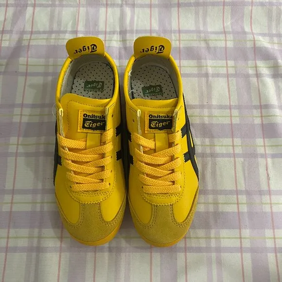 Onitsuka Tiger Bright Yellow Classic Running Shoes