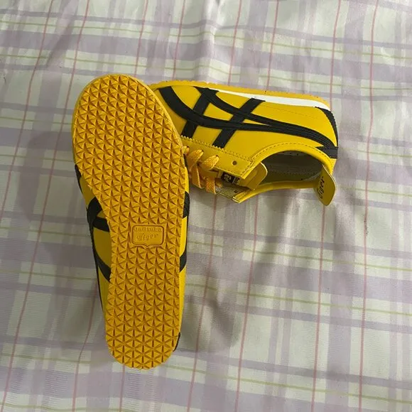 Onitsuka Tiger Bright Yellow Classic Running Shoes