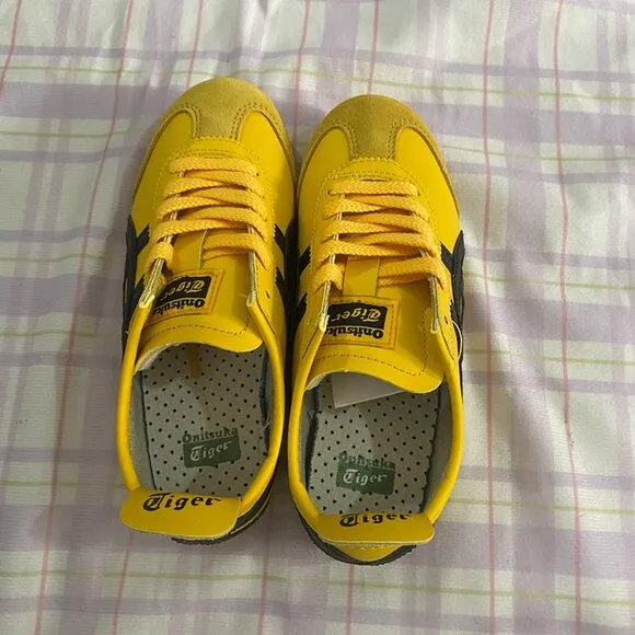 Onitsuka Tiger Bright Yellow Classic Running Shoes