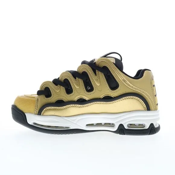 Osiris Mens D3 2001 Gold Shoes (NWT)