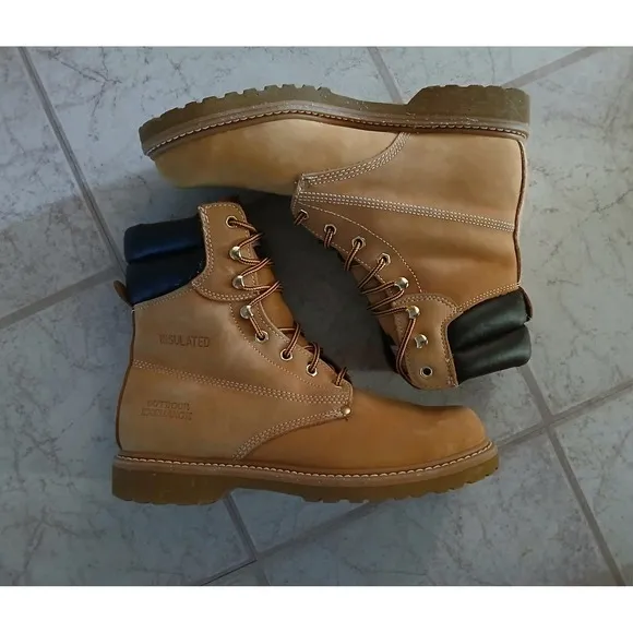Outdoor Exchange Suede/leather Lace Up Work Hiking Boots 7211 Mens Size 12M #917
