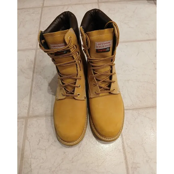 Outdoor Exchange Suede/leather Lace Up Work Hiking Boots 7211 Mens Size 12M #917