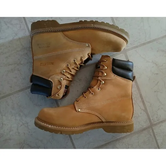 Outdoor Exchange Suede/leather Lace Up Work Hiking Boots 7211 Mens Size 12M #917