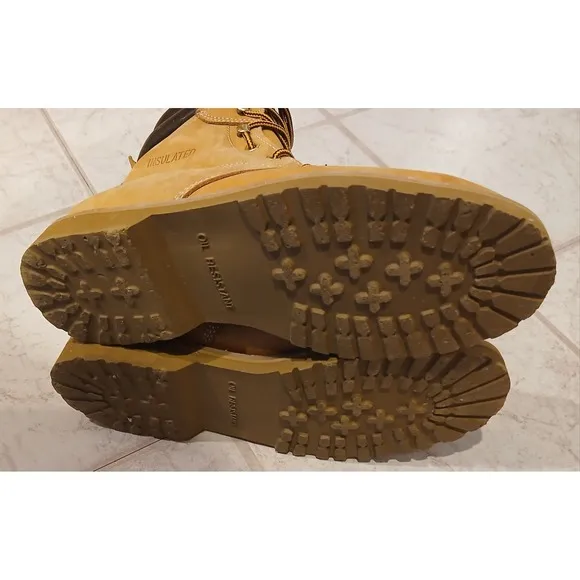 Outdoor Exchange Suede/leather Lace Up Work Hiking Boots 7211 Mens Size 12M #917