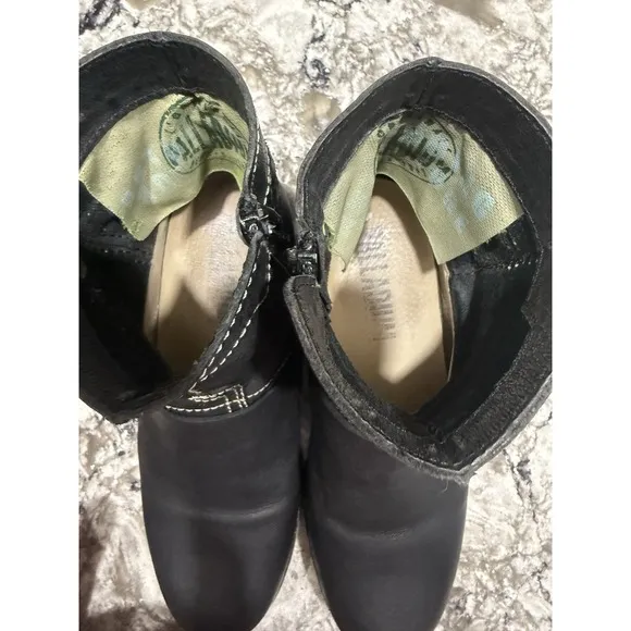 Palladium Leather Buckle Side-Zip Boots EU40/US Men 7.5/Women 9
