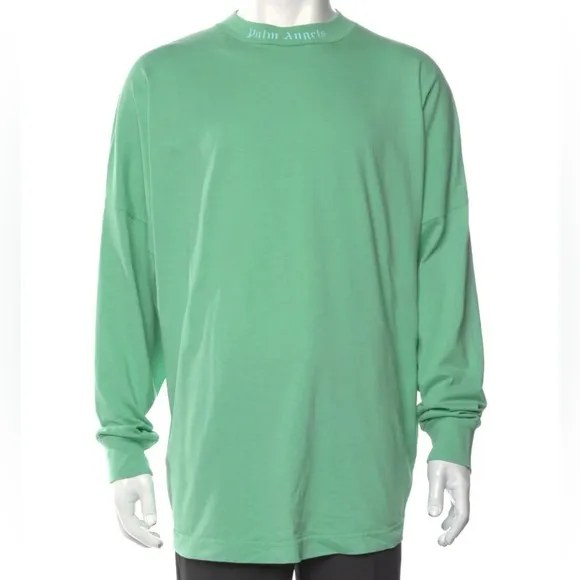 PALM ANGELS ☼ SMALL Mock Neck Long Sleeve Shirt, new