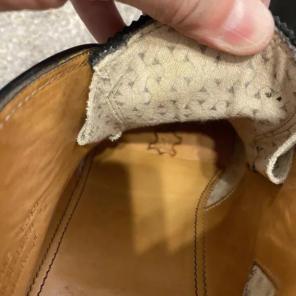 Paul Smith Ankle Boots Men 10.5 EU 44 Brown Leather Lace up Chukka Preppy