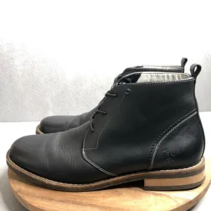 Penquin Munsingwear Hank Black Leather Chukka Boots Men Size 13 Lace Up OP100142