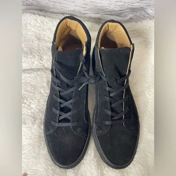 Philippe anders London black‎ suede men's size 10 1/2