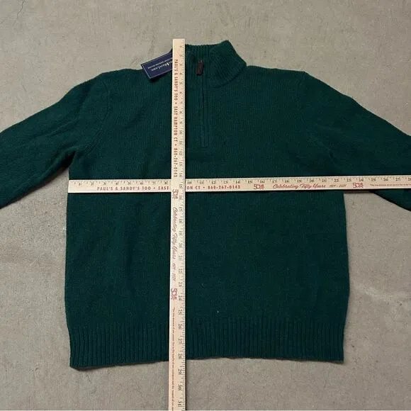 Polo Ralph Lauren 1/4 zip sweater size large nwt