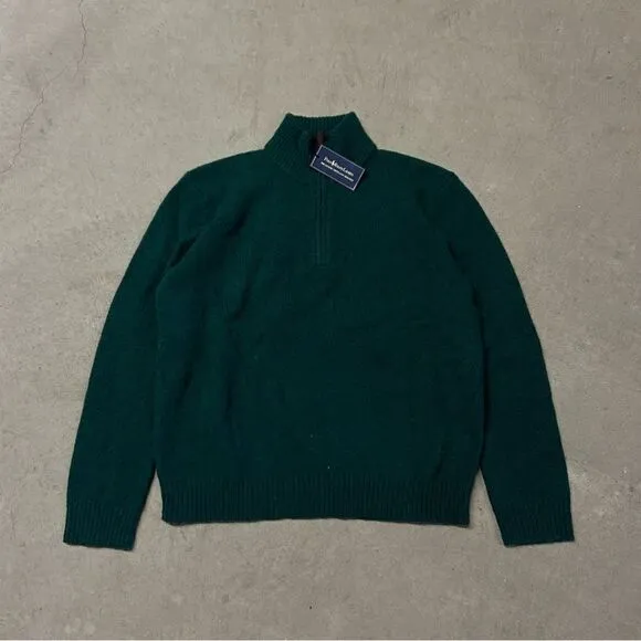 Polo Ralph Lauren 1/4 zip sweater size large nwt