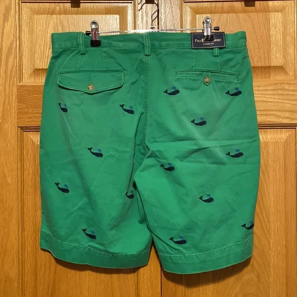 Polo Ralph Lauren classic fit novelty print men’s shorts New size 35 nautical