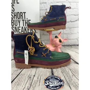 Polo Ralph Lauren Country Ranger Mid Corduroy Suede Boots Mens 11 Colorblock NEW