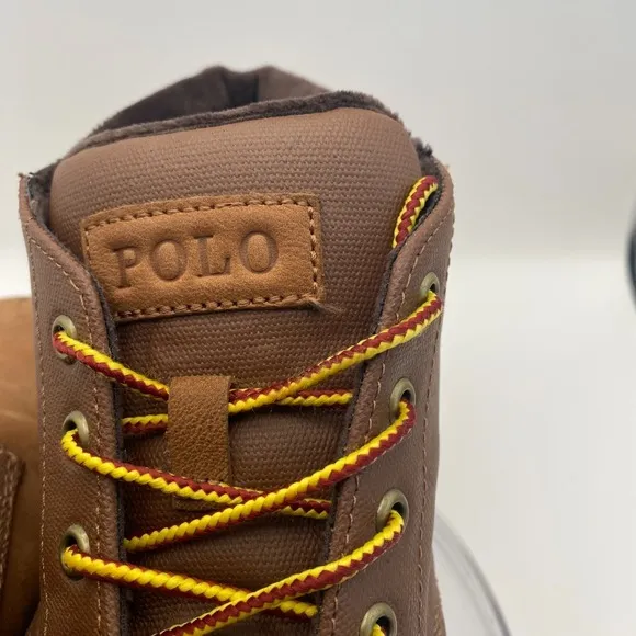 Polo Ralph Lauren Men's Shrunken Nubuck Lace UP Sneaker Boot  11