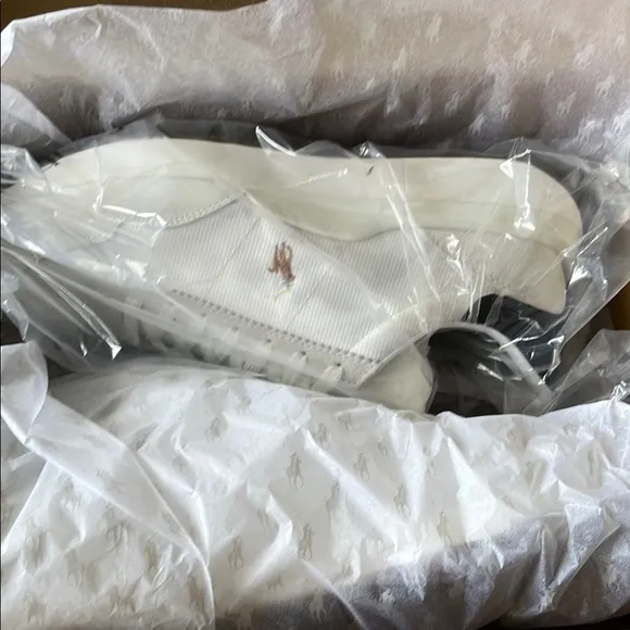 Polo Ralph Lauren White Athletic Shoes