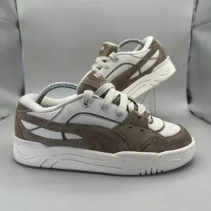 PUMA 180 Skateboard Sneakers Shoes Brown Corduroy Low Chocolate Chip Mens US 8.5