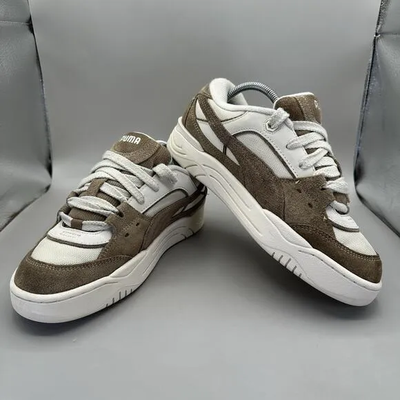 PUMA 180 Skateboard Sneakers Shoes Brown Corduroy Low Chocolate Chip Mens US 8.5