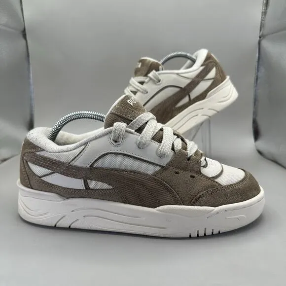 PUMA 180 Skateboard Sneakers Shoes Brown Corduroy Low Chocolate Chip Mens US 8.5