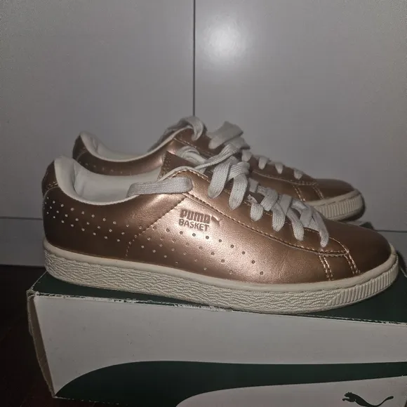 Puma Bakset Classic Citi Metallic, Copper/ Rose Gold, US 7