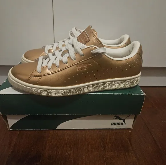 Puma Bakset Classic Citi Metallic, Copper/ Rose Gold, US 7