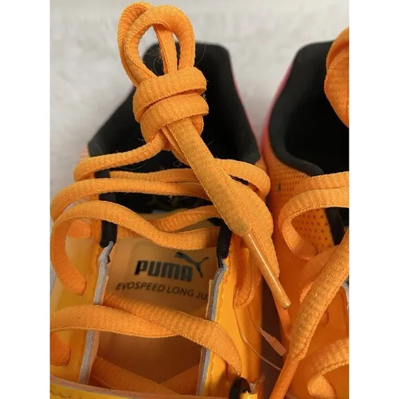 Puma Evospeed Long Jump Track &amp; Field Shoes US Size 11.5 Yellow Black 377001-01