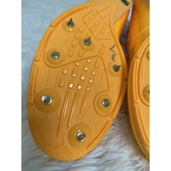 Puma Evospeed Long Jump Track &amp; Field Shoes US Size 11.5 Yellow Black 377001-01