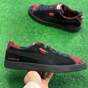 Puma Porsche Legacy Suede Classic Tartan Mens Shoes 308417-02 NEW Sz 12