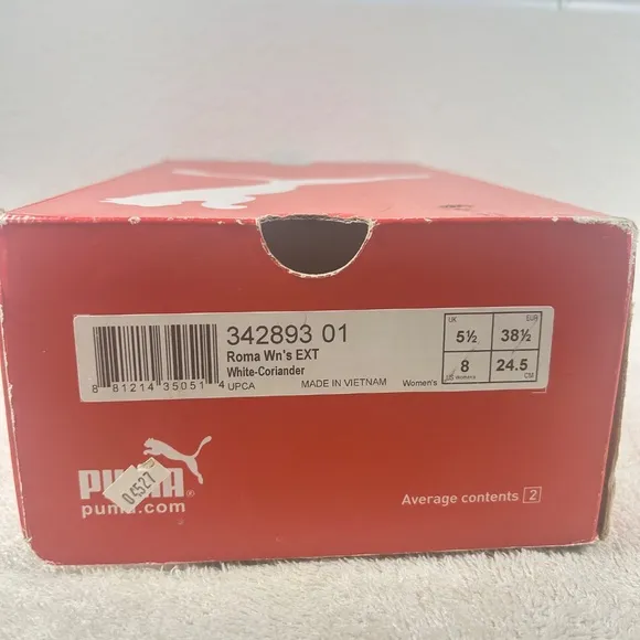 Puma Roma Basic Classic Leather Women's Shoes Size 8 1/2 women's