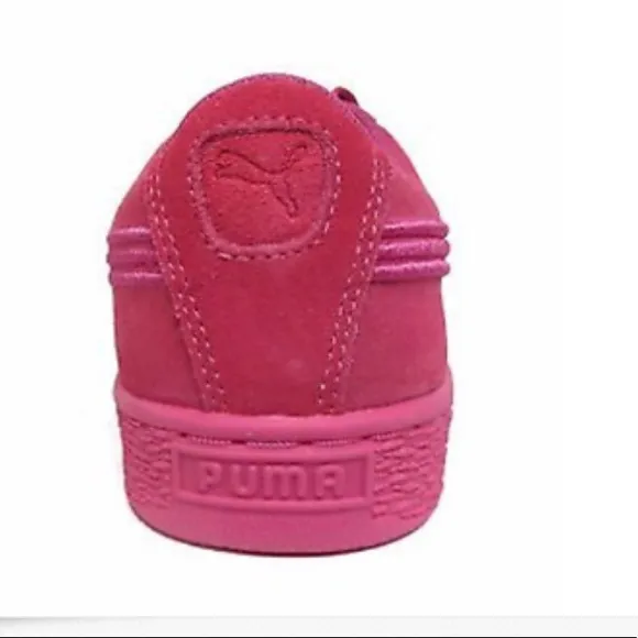 Puma Suede Classic Badge JR Big Kids Pink Size 6