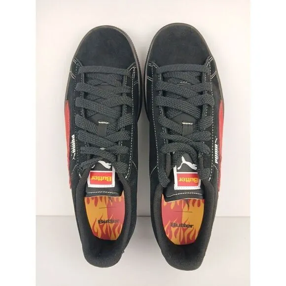 Puma Suede Classic Butter Goods Mens Shoes Sz  10 Puma Black Suede Sneakers New