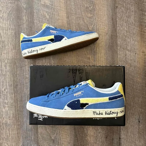 Puma x Black Fives Suede Classic Star Sapphire Blue Yellow