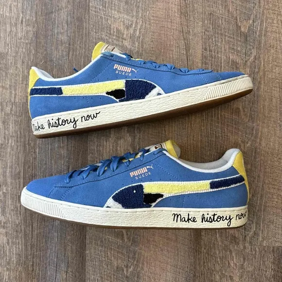 Puma x Black Fives Suede Classic Star Sapphire Blue Yellow
