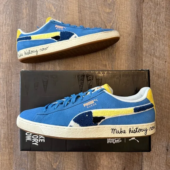Puma x Black Fives Suede Classic Star Sapphire Blue Yellow