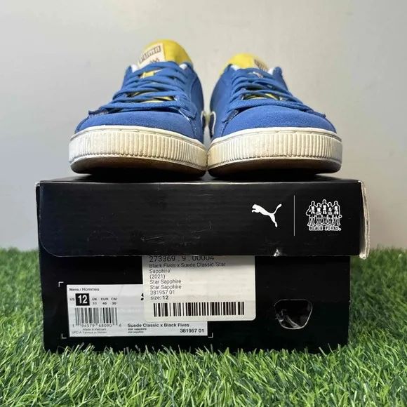 Puma x Black Fives Suede Classic Star Sapphire Blue Yellow