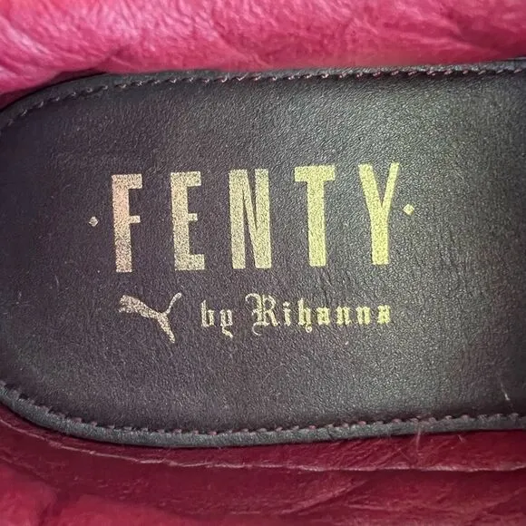 Puma X Fenty Rihanna Women’s Size 7.5 Creeper Velvet Sneakers Shoes Athletic