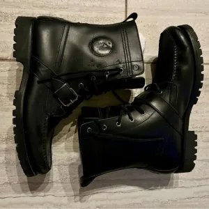 Ralph Lauren Dry Goods Polo Country Sportsman Ranger Boots Black men