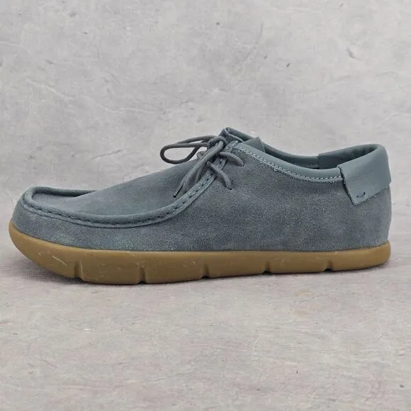 Rare Kalso Earth Shoe Darby Mens Negative Heel‎ Denim Blue Size 11.5