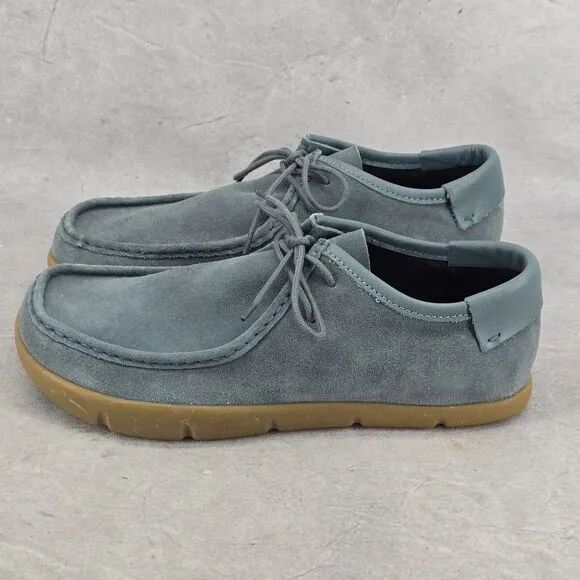 Rare Kalso Earth Shoe Darby Mens Negative Heel‎ Denim Blue Size 11.5