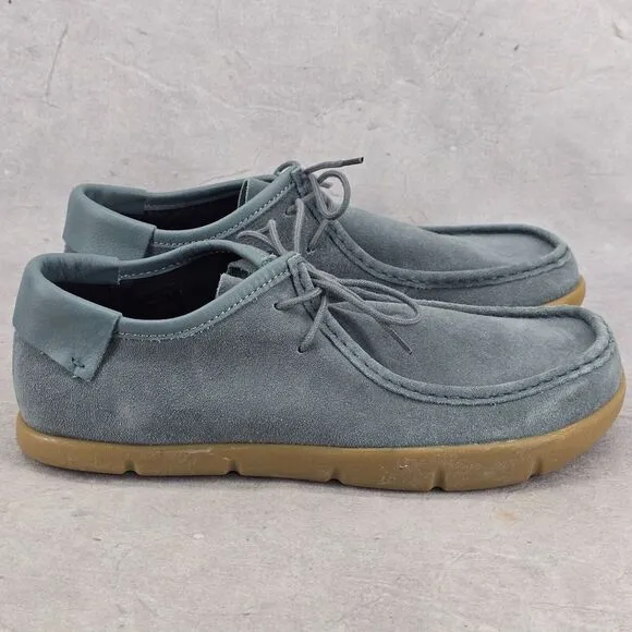 Rare Kalso Earth Shoe Darby Mens Negative Heel‎ Denim Blue Size 11.5