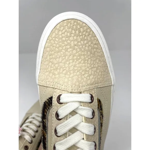 *RARE* Vans Old Skool Pony Hair Stripe Shoes Mens 9.5 Classic Premium Suede NWT
